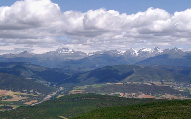 Landschaft in den Pyrenäen