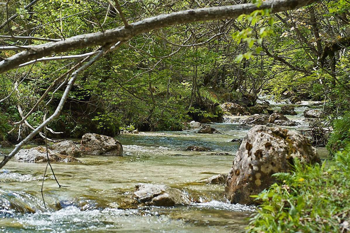 Gewässer in der Riserva naturale La Camosciara