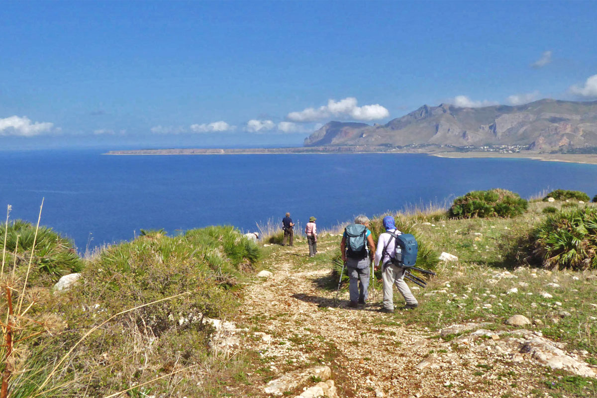 Naturreservat Zingaro mit Blick auf den Monte Cofano